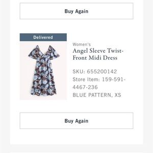 Abercrombie Blue Floral size xs Dress